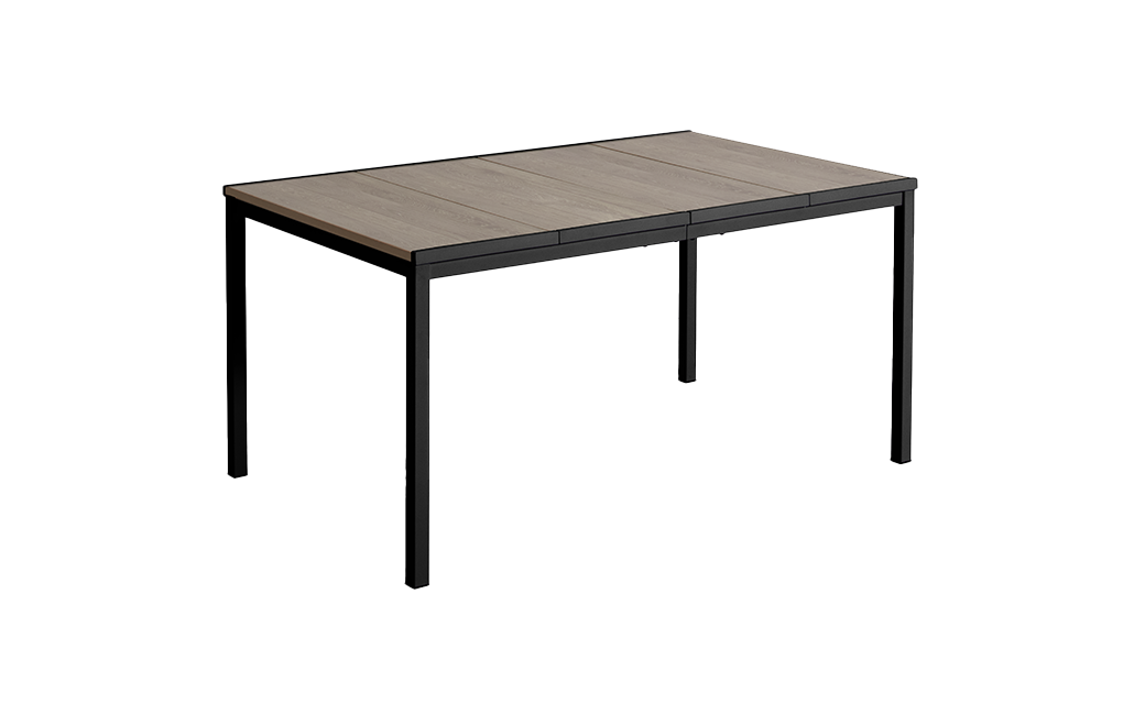 Signature Porto 160cm Table + Elisa Dining Chair, Set of 6 - Ashwood Brown