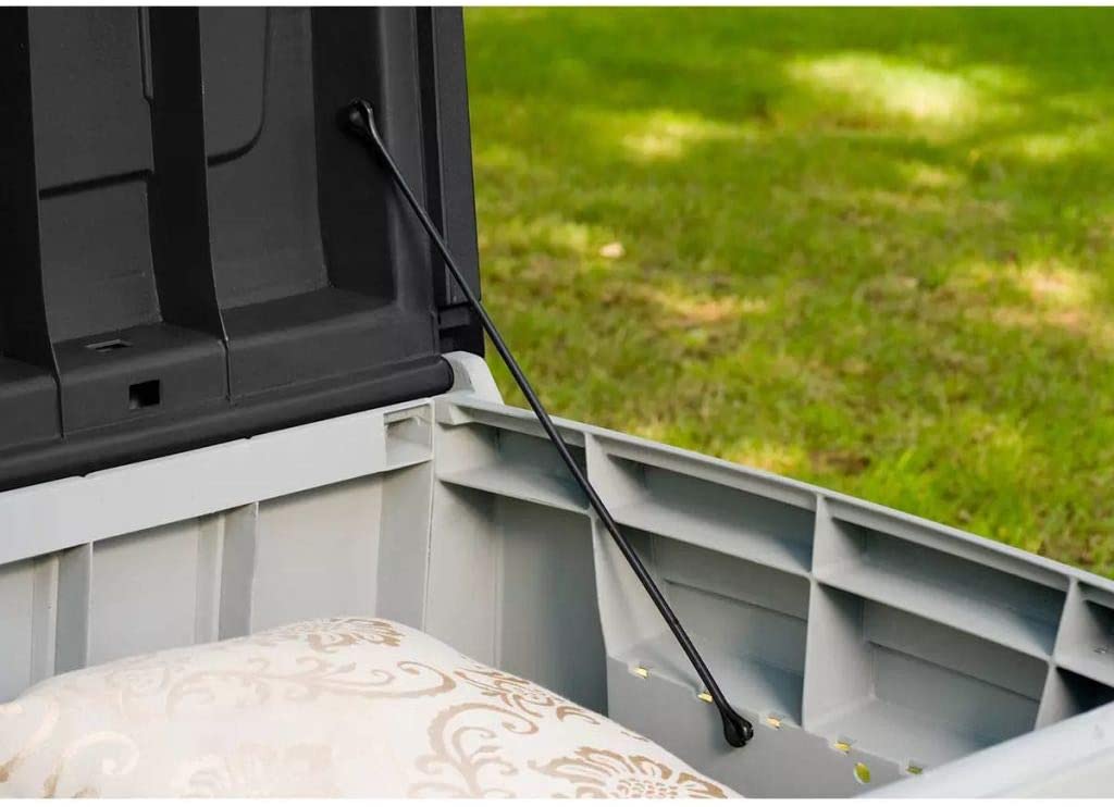340L Keter Novel Garden Storage Chest Deck Box Large Capacity Handles