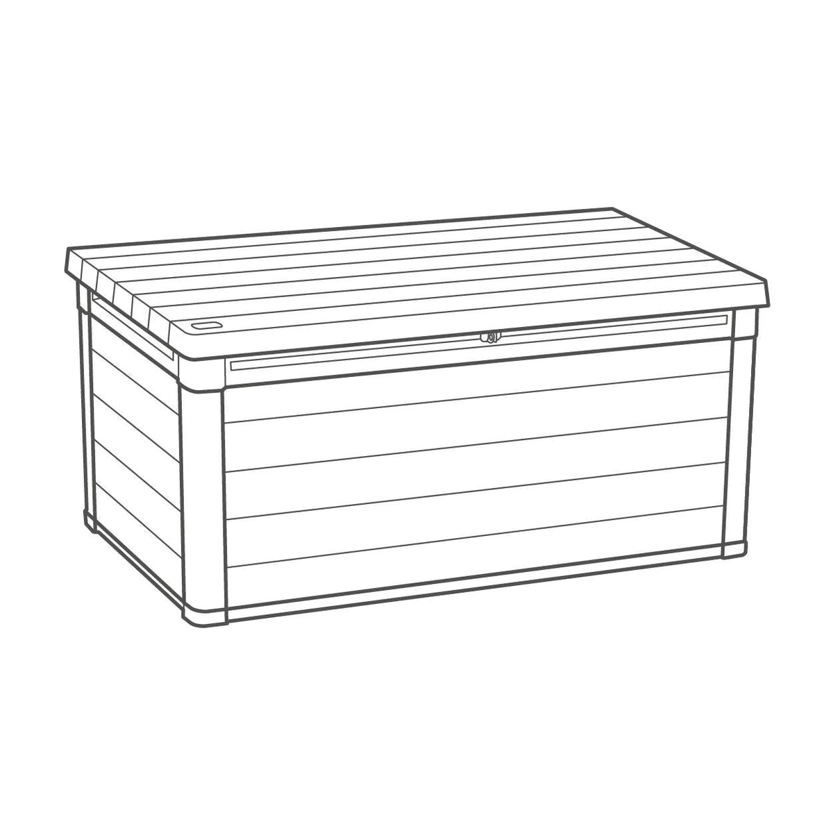 Signature 570L Storage Box - Ashwood Brown